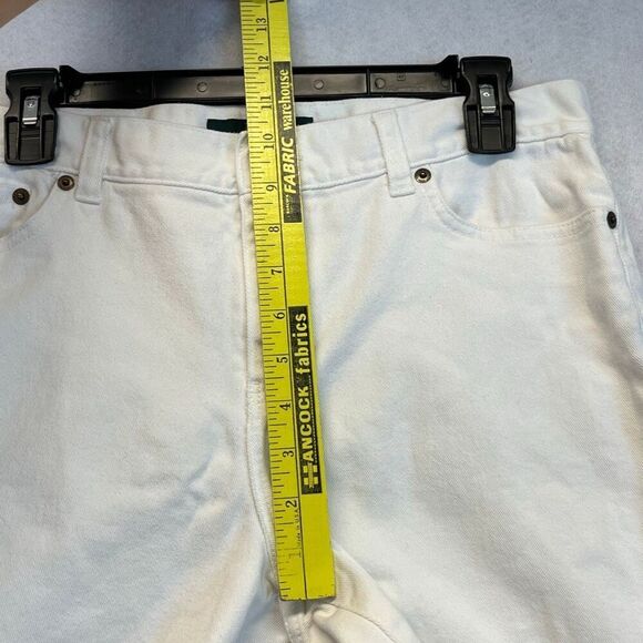 LAUREN RALPH LAUREN Shorts Women's Size 10 Petite White Classic Straight Leg - Picture 9 of 16